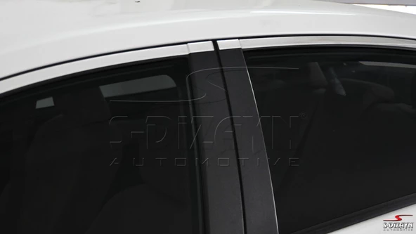 S-Dizayn Toyota Corolla Krom Cam Çerçevesi 8 Prç. 2013-2018 A+ Kalite - 6