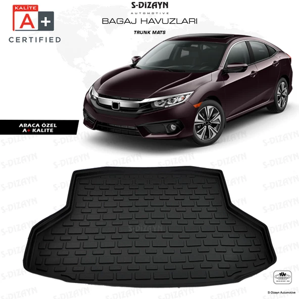 Honda Civic SD Bagaj Havuzu 2016-2021 A+Kalite