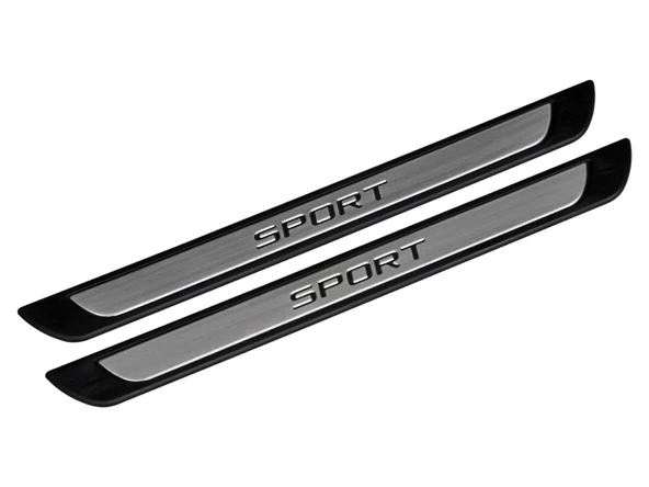 S-Dizayn Fiat Doblo Krom Kapı Eşik Koruması Sport Line 2001-2006 2 Parça - 3