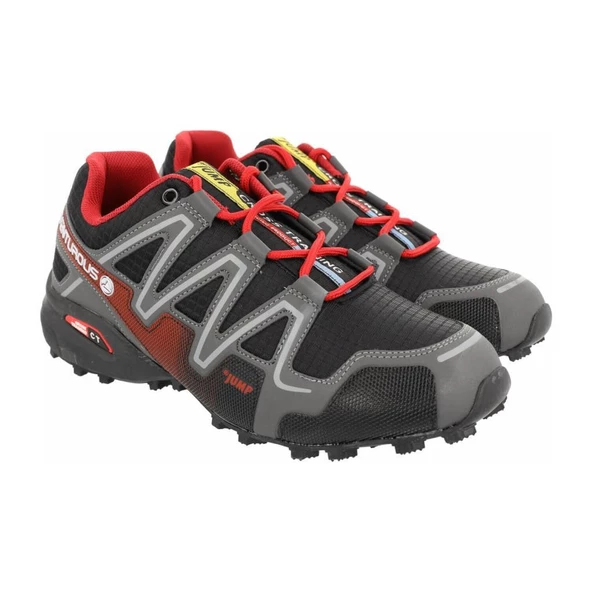 JUMP 21513 SİYAH KIRMIZI COMFORT CASUAL SPOR AYAKKABISI - 3