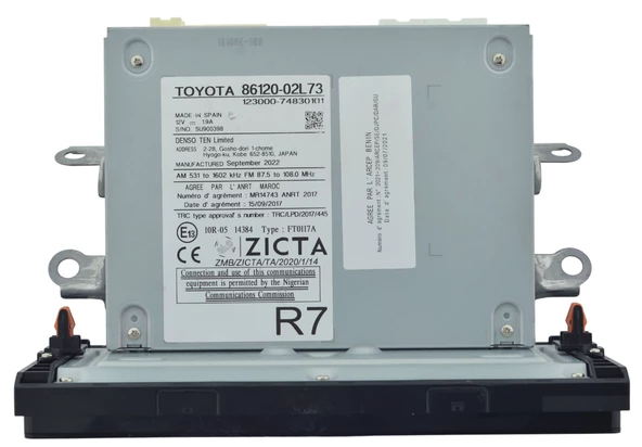 R7 TOYOTA COROLLA 2020-2021-2022 MÜZİK ÇALAR TEYP EKRAN 86120 86 - 4