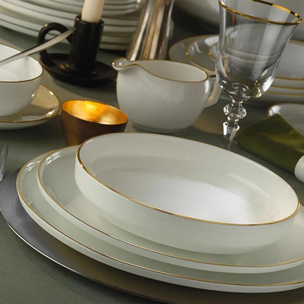Evaliza Hanedan Yemek Takımı ALtın 60   Parça ürün görseli