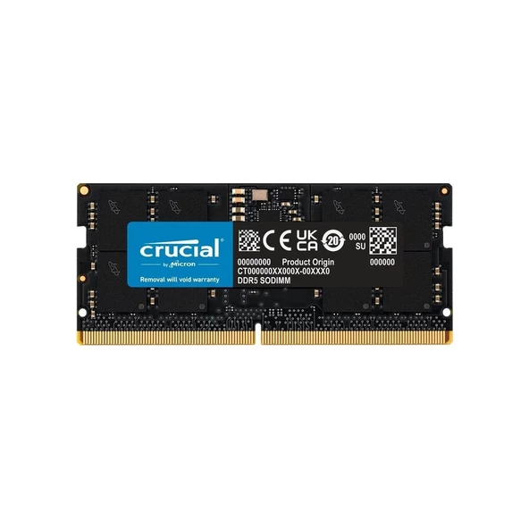 Crucial NTB 16GB 5600MHz DDR5 CL46 Notebook Ram CT16G56C46S5