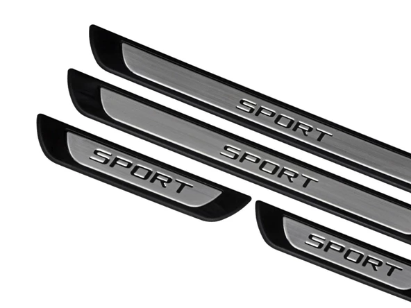 S-Dizayn Skoda Roomster MPV Krom Kapı Eşik Koruması Sport Line 2006-2010 4 Parça - Resim 4