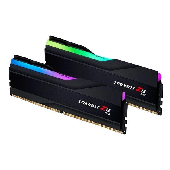 GSkill Gskıll 64GB (2X32GB) Trident Z5 Rgb 6400MHZ CL32 Ddr5 1.4V Siyah Dual Kit Ram - 1