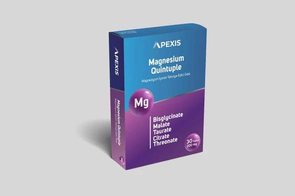 Apexis Magnesium Quintuple 30 Tablet