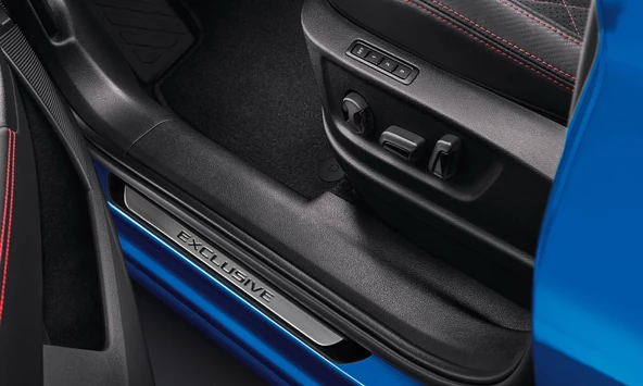 S-Dizayn Opel Astra J Krom Kapı Eşik Koruması Exclusive Line 2012-2016 4 Parça - Resim 2