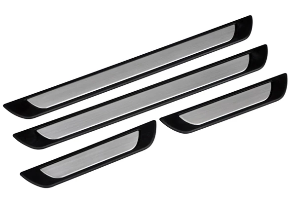 S-Dizayn Honda Civic 8 SD Krom Kapı Eşik Koruması Krom Line 2006-2012 4 Parça - 3