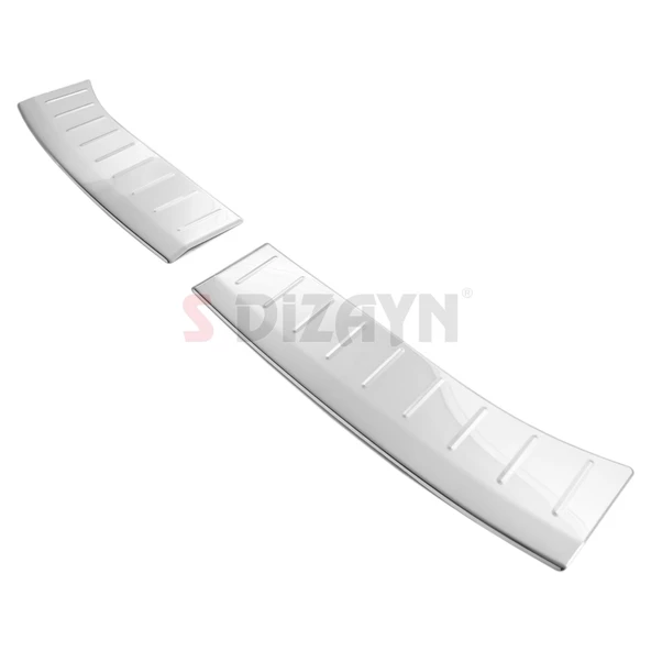 S-Dizayn Renault Megane 4 HB Krom Arka Tampon Eşiği 2016-2020 - 3