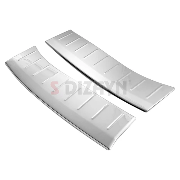S-Dizayn Renault Megane 4 HB Krom Arka Tampon Eşiği 2016-2020 - 4
