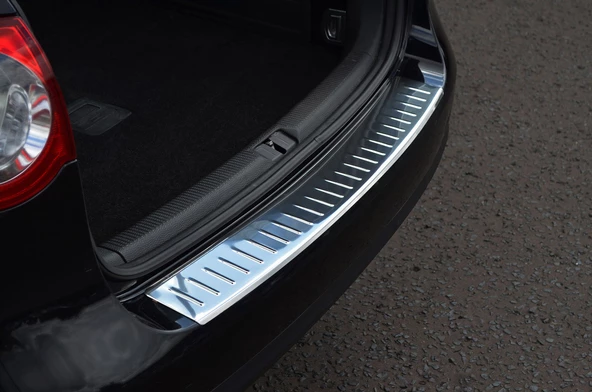 S-Dizayn VW Passat 3C Variant SW Krom Arka Tampon Eşiği 2005-2011 - Resim 4