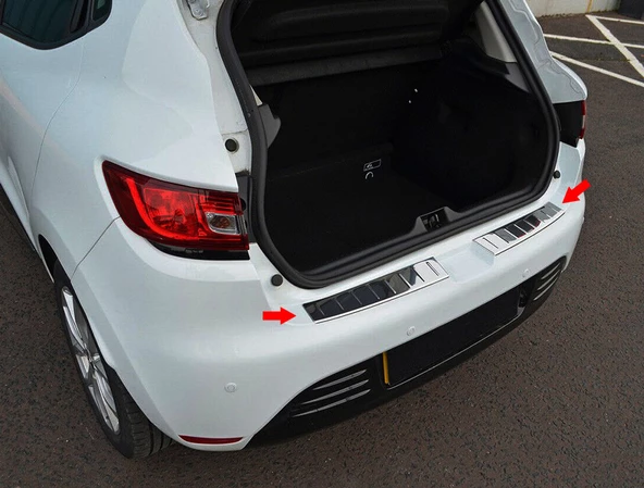 S-Dizayn Renault Clio 4 HB Krom Arka Tampon Eşiği 2012-2019 ürün görseli
