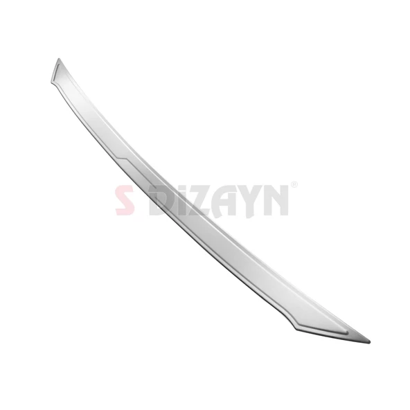 S-Dizayn Peugeot 2008 Krom Arka Tampon Eşiği 2020-2023 - 2