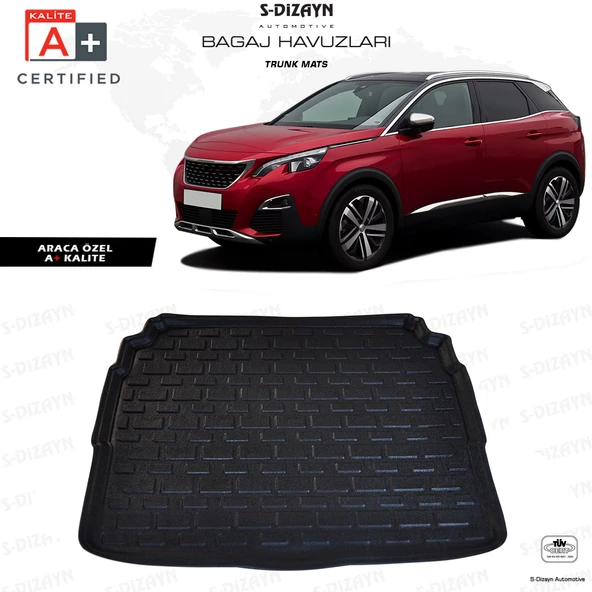 Peugeot 3008 Bagaj Havuzu 2016-2023 (Üst Bagaj) A+Kalite