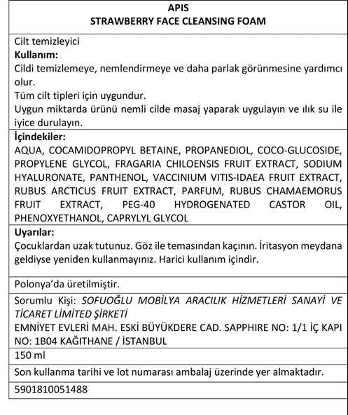 Yüz Temizleme Köpüğü - Çilek Kokulu - HOME TERAPIS - 150 Ml - 4