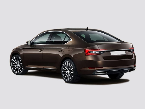 S-Dizayn Skoda Superb Krom Egzoz Çıkışı 3 Parça Set 2020-2023 - 4