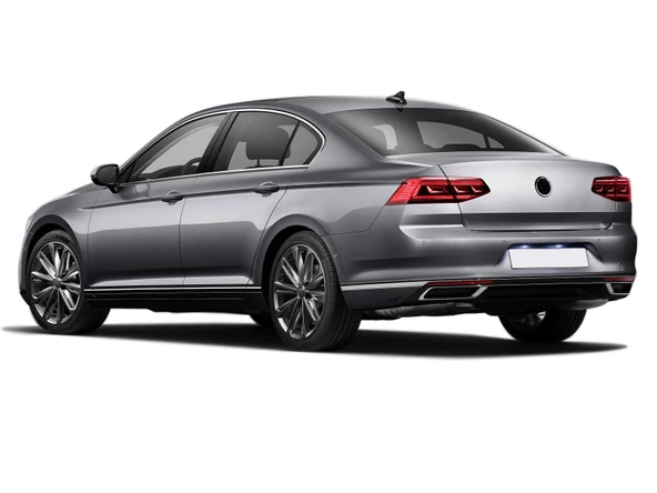 S-Dizayn VW Passat B8.5 Krom Egzoz Görünümü Difüzör Çıtası 3 Parça 2019-2023 - 5