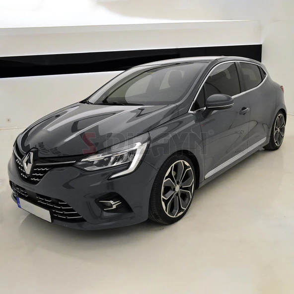 S-Dizayn Renault Clio 5 Krom Cam Çerçevesi 12 Prç. 2019 Üzeri A+ Kalite - 5
