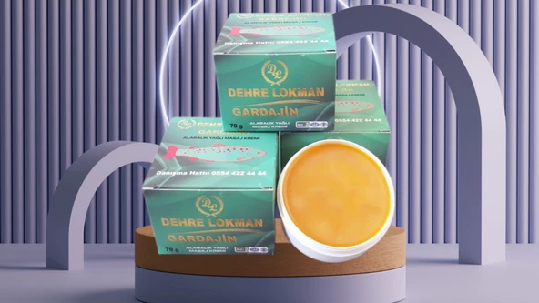Alabalık Yağlı Masaj Kremi Gardajin Lüx Krem 70g ( 3 ADET ) - 4