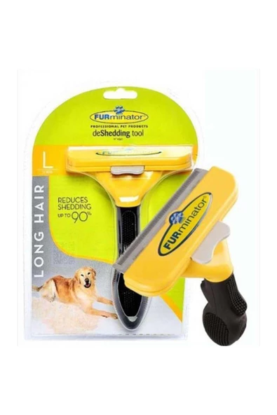 Furminatör Uzun Tüylü Large Köpek Tarağı