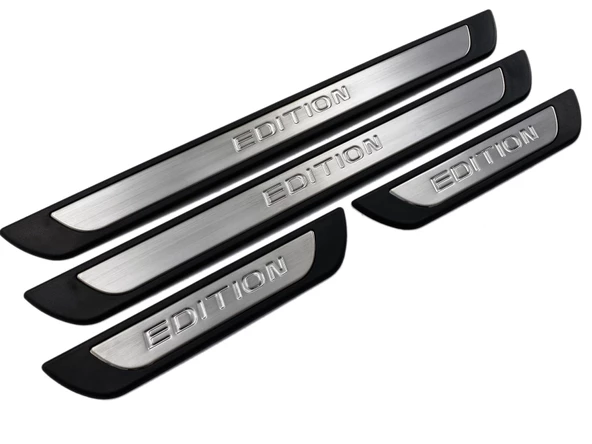 S-Dizayn Hyundai Accent Era Krom Kapı Eşik Koruması Edition Line 2006-2010 4 Parça - 3