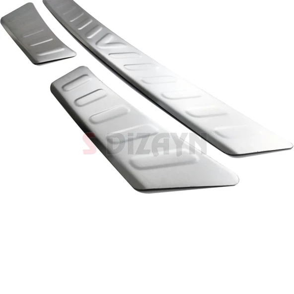 S-Dizayn VW Tiguan Krom Arka Tampon Eşiği 2007-2015 - Resim 3