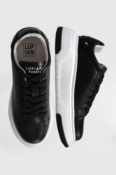 Lufian Adel Kadın Sneaker Ayakkabı Siyah - 4