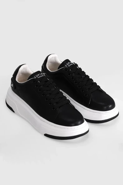 Lufian Adel Kadın Sneaker Ayakkabı Siyah - 5
