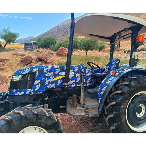 New Holland T 3.60 B Traktör Kaporta ve Koltuk Kılıfı Seti - 5