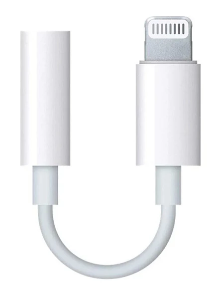 Iphone Uyumlu Kablolu Kulaklık Çevirici Adaptör Lightning To Headphone Jack Dönüştürücü