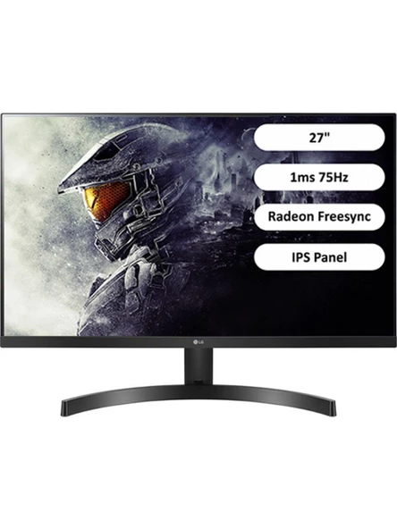 LG 27ML60MP-B 27 İNÇ  1ms 75Hz (HDMIx2+VGAx1) Radeon Freesync FHD IPS Monitör