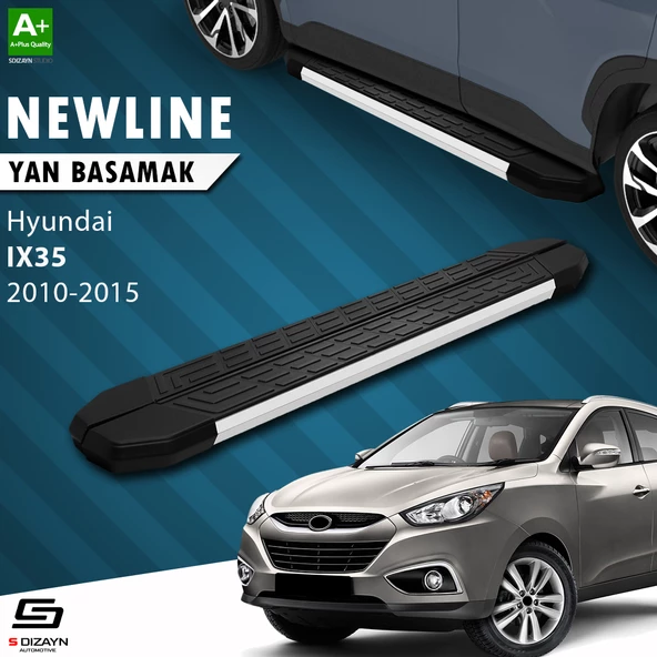 S-Dizayn Hyundai IX-35 NewLine Aluminyum Yan Basamak 173 Cm 2010-2015 A+ Kalite