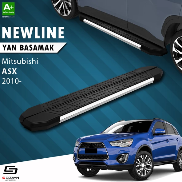 S-Dizayn Mitsubishi ASX NewLine Krom Yan Basamak 183 Cm 2010 Üzeri A+ Kalite