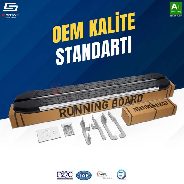S-Dizayn VW Transporter T4 Kısa Şase NewLine Krom Yan Basamak 213 Cm 1995-2003 A+ Kalite - 2