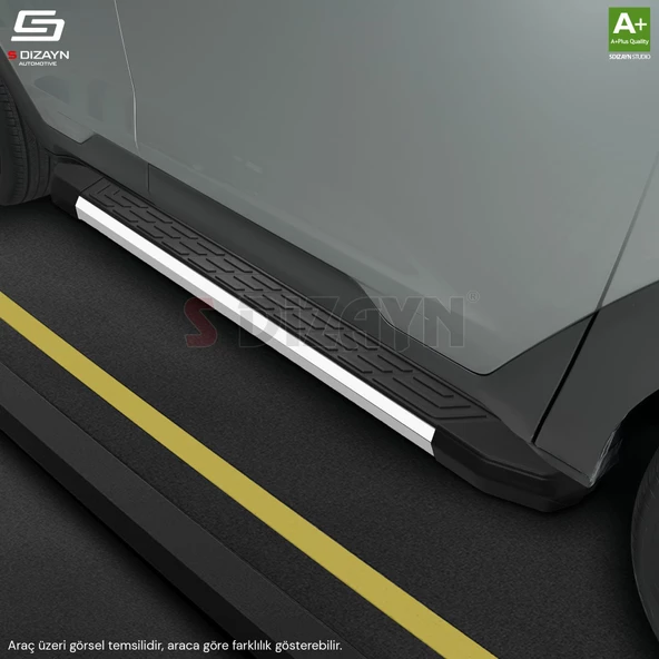 S-Dizayn Kia Sportage 4 NewLine Krom Yan Basamak 173 Cm 2016-2021 A+ Kalite - 6