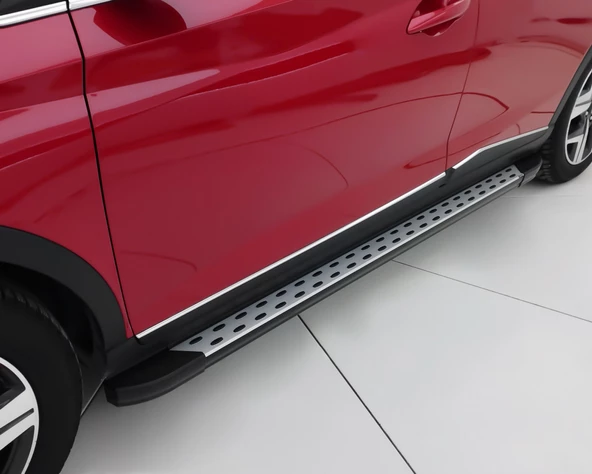 S-Dizayn VW Transporter T6 Kısa Şase TrimLine Gri Yan Basamak 215 Cm 2015-2019 A+ Kalite - 7
