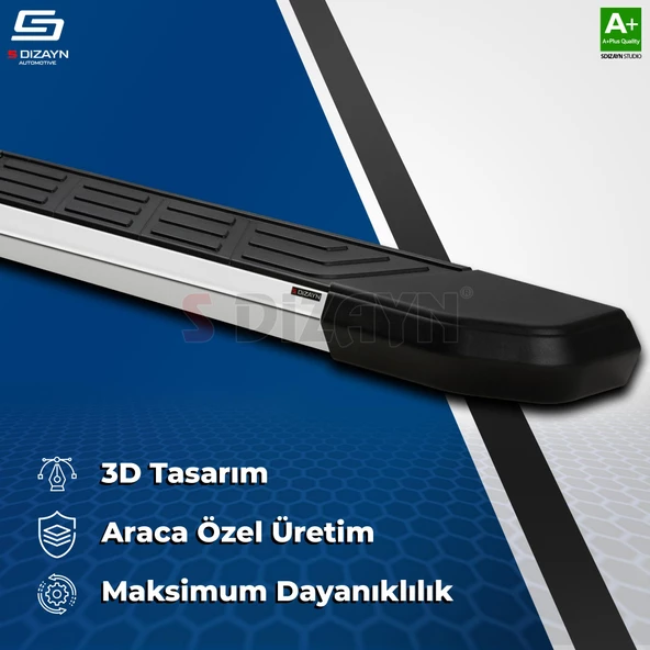 S-Dizayn Kia Sportage 4 NewLine Krom Yan Basamak 173 Cm 2016-2021 A+ Kalite - 4
