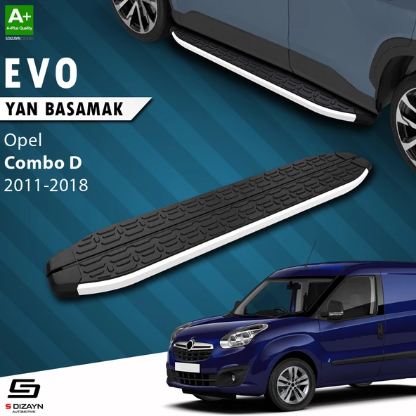 S-Dizayn Opel Combo D Evo Aluminyum Yan Basamak 193 Cm 2011-2018 A+ Kalite