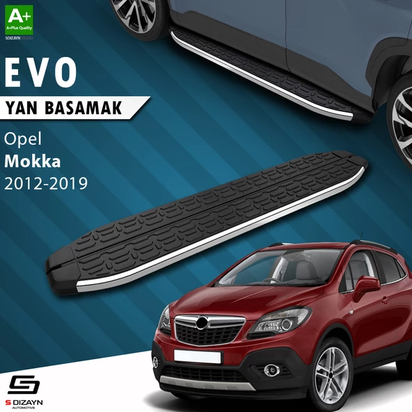 S-Dizayn Opel Mokka Evo Krom Yan Basamak 163 Cm 2012-2019 A+ Kalite