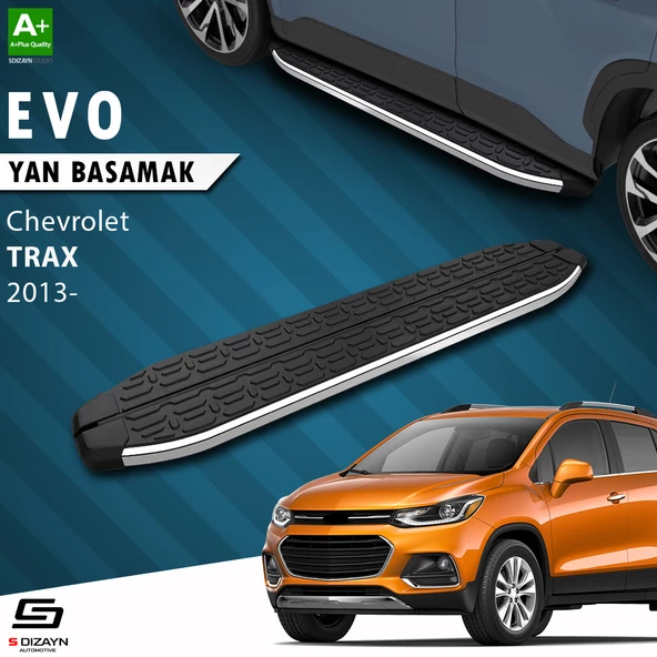 S-Dizayn Chevrolet Trax Evo Krom Yan Basamak 163 Cm 2013-2022 A+ Kalite