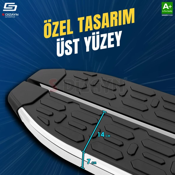 S-Dizayn Honda HR-V 2 Evo Krom Yan Basamak 173 Cm 2015-2020 A+ Kalite - 3