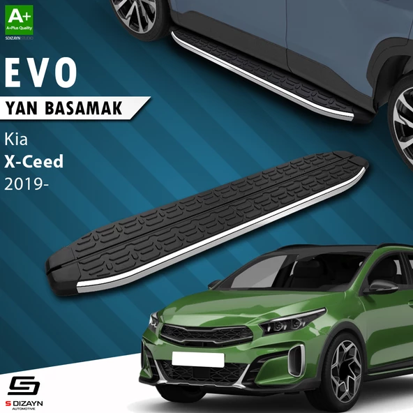 S-Dizayn Kia XCeed Evo Krom Yan Basamak 183 Cm 2019 Üzeri A+ Kalite