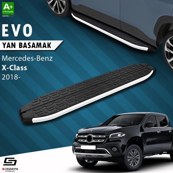 S-Dizayn X-Class Evo Aluminyum Yan Basamak 203 Cm 2018-2020 A+ Kalite