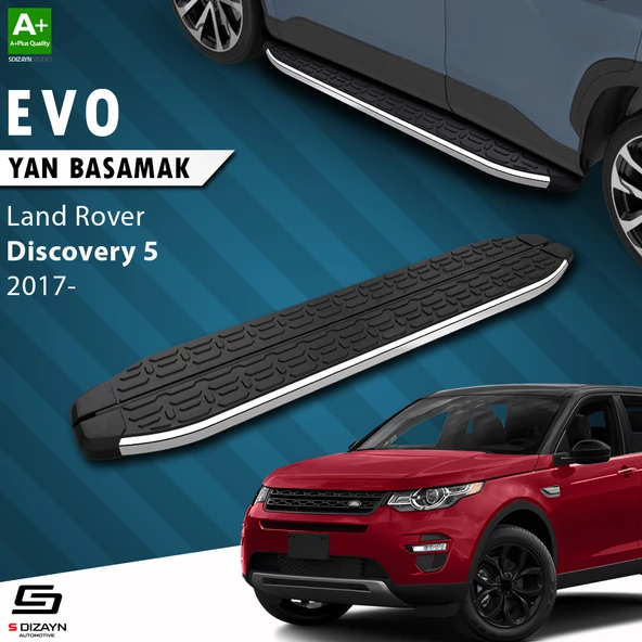 S-Dizayn Land Rover Discovery 5 Evo Krom Yan Basamak 193 Cm 2017 Üzeri A+ Kalite