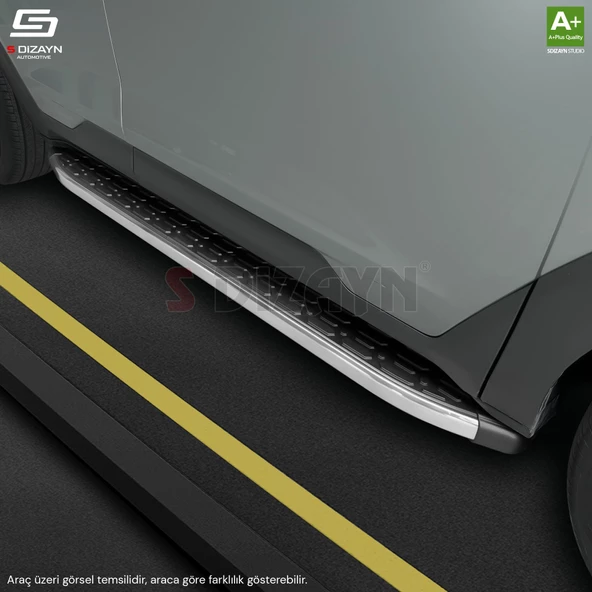 S-Dizayn VW Tiguan 2 Evo Krom Yan Basamak 173 Cm 2016-2024 A+ Kalite - 6