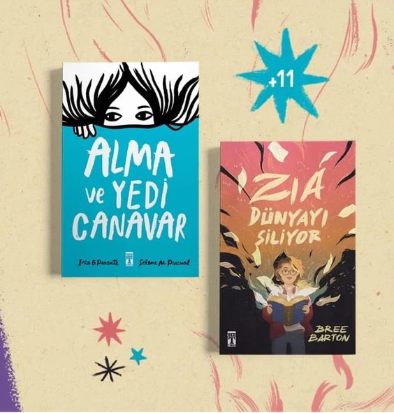 Zia Dünyayı Siliyor + Alma ve Yedi Canavar (2 Kitap)