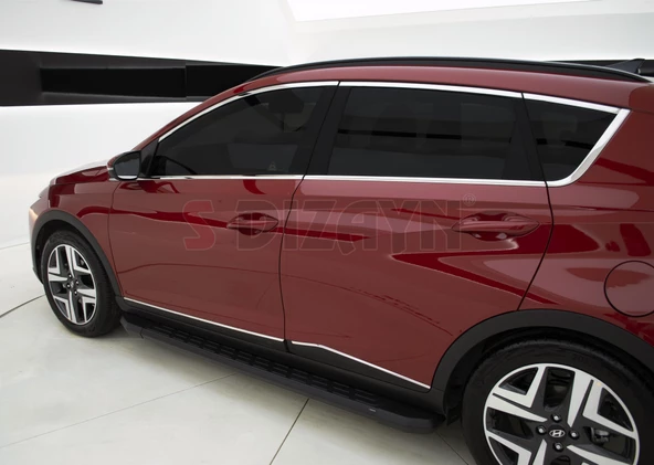 S-Dizayn Hyundai Bayon Krom Cam Çerçevesi 14 Prç. 2021-2024 A+ Kalite - 7