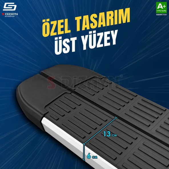 S-Dizayn Nissan X-Trail T31 S-Line Aluminyum Yan Basamak 173 Cm 2007-2014 A+ Kalite - 3