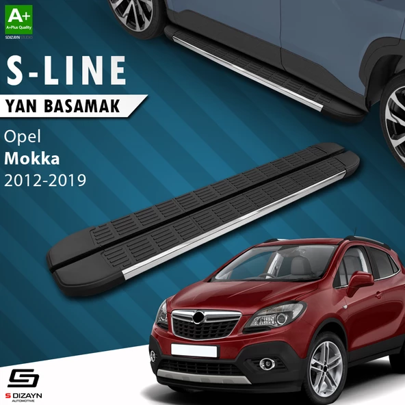 S-Dizayn Opel Mokka S-Line Krom Yan Basamak 163 Cm 2012-2019 A+ Kalite