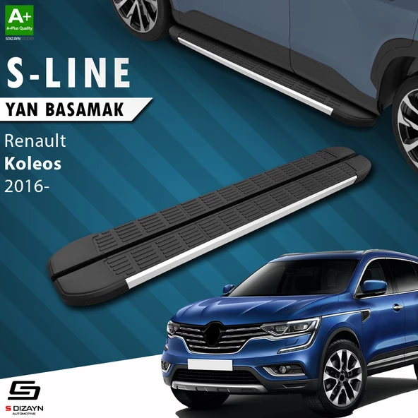 S-Dizayn Renault Koleos 2 S-Line Aluminyum Yan Basamak 163 Cm 2016 Üzeri A+ Kalite